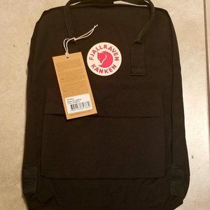 FJALLRAVEN BLACK KANKEN BACKPACK 16L CLASSIC